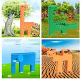 Extrokids 3D  Wooden  Jigsaw Animal Puzzles Cube Toy For Chindren - EKT1935